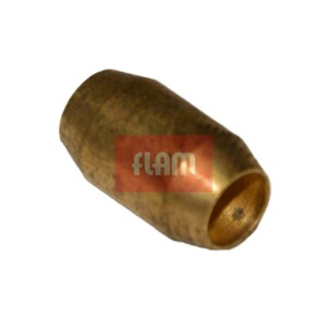 Conis. Ring Waakvlamaansl.Gasblok Cu M10x1-4mm