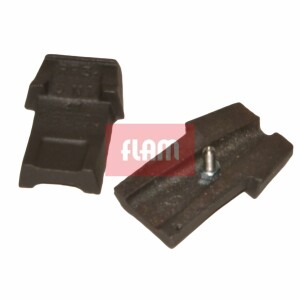 Set Roosterbouten Universeel (2 stuks/ 1 met stelschroef)