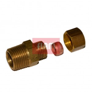 Knelkoppeling Koper Rechte 8mm – Man. 3/8″ konisch