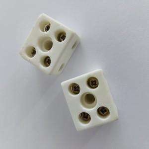 Keramische hittebestendige klem, per 2 stuks